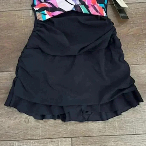 NEW Profile By Gottex‎ Wild Parade Halter One Piece Swimsuit Women’s Sz 10 NWT - Picture 7 of 12